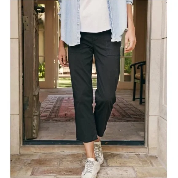 Frank & Eileen Blackstone Utility Pant Washed Black Size 8
